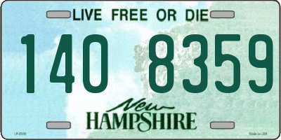 NH license plate 1408359