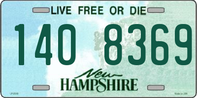 NH license plate 1408369