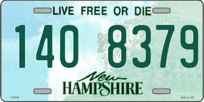 NH license plate 1408379