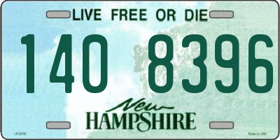 NH license plate 1408396