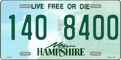 NH license plate 1408400