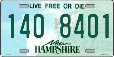 NH license plate 1408401