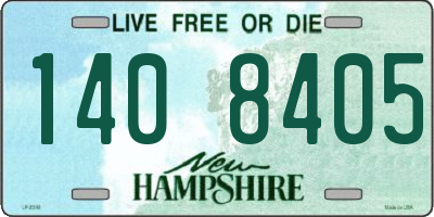 NH license plate 1408405