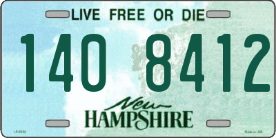 NH license plate 1408412