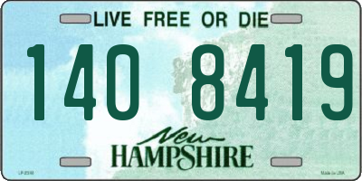 NH license plate 1408419