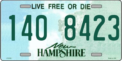 NH license plate 1408423