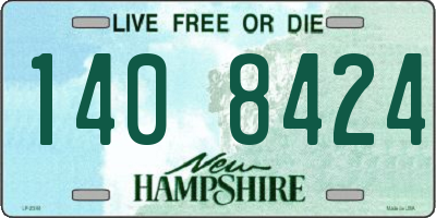 NH license plate 1408424