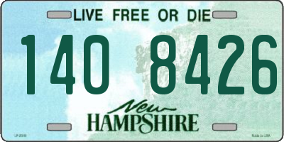 NH license plate 1408426