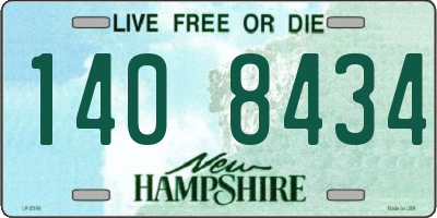 NH license plate 1408434