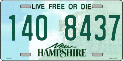 NH license plate 1408437