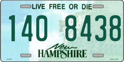 NH license plate 1408438
