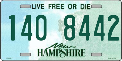 NH license plate 1408442