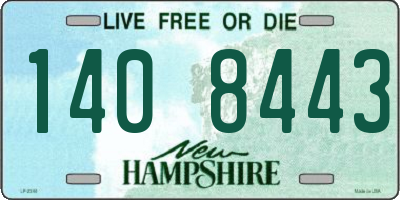 NH license plate 1408443