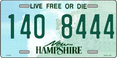 NH license plate 1408444