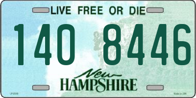 NH license plate 1408446