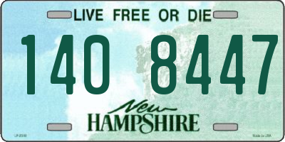 NH license plate 1408447