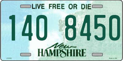 NH license plate 1408450