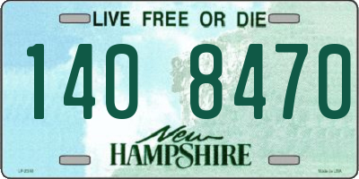 NH license plate 1408470