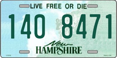 NH license plate 1408471