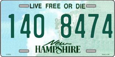 NH license plate 1408474