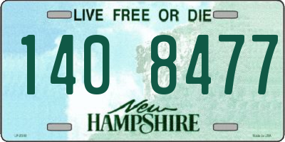 NH license plate 1408477