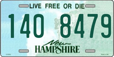 NH license plate 1408479