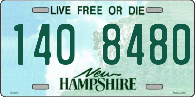 NH license plate 1408480