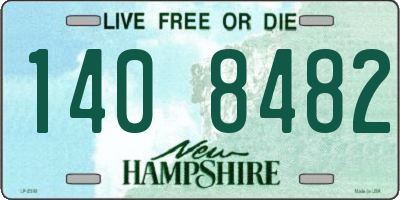 NH license plate 1408482