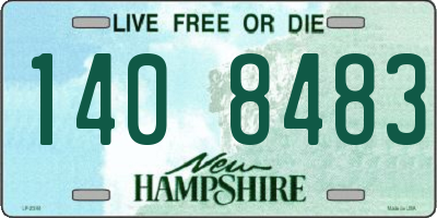 NH license plate 1408483