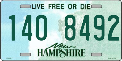 NH license plate 1408492