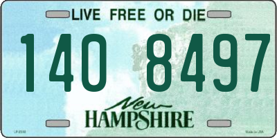 NH license plate 1408497