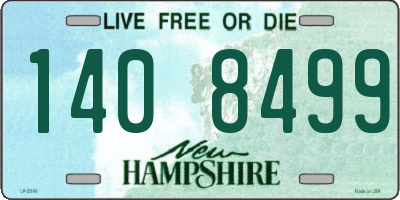 NH license plate 1408499