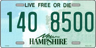 NH license plate 1408500