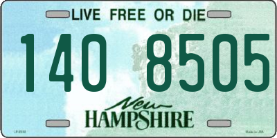 NH license plate 1408505