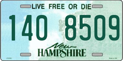 NH license plate 1408509