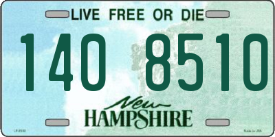 NH license plate 1408510