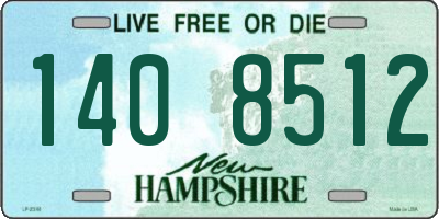NH license plate 1408512