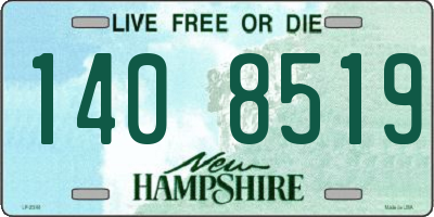NH license plate 1408519