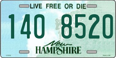 NH license plate 1408520