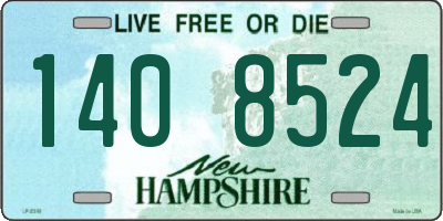 NH license plate 1408524