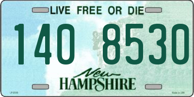 NH license plate 1408530