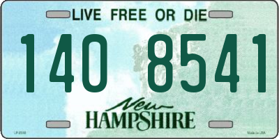 NH license plate 1408541