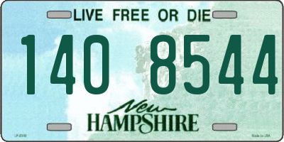 NH license plate 1408544