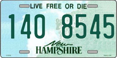 NH license plate 1408545