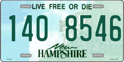 NH license plate 1408546