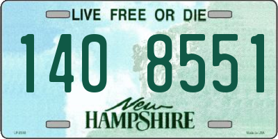 NH license plate 1408551