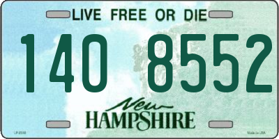 NH license plate 1408552