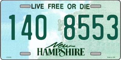 NH license plate 1408553