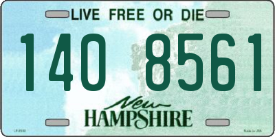 NH license plate 1408561