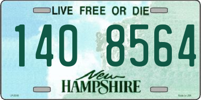 NH license plate 1408564